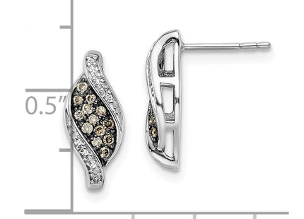 Sterling Silver Earrings Style QE10701 - Classique Jewelry Inc.