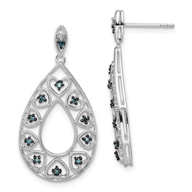 Sterling Silver Earrings Style QE10712 - Classique Jewelry Inc.