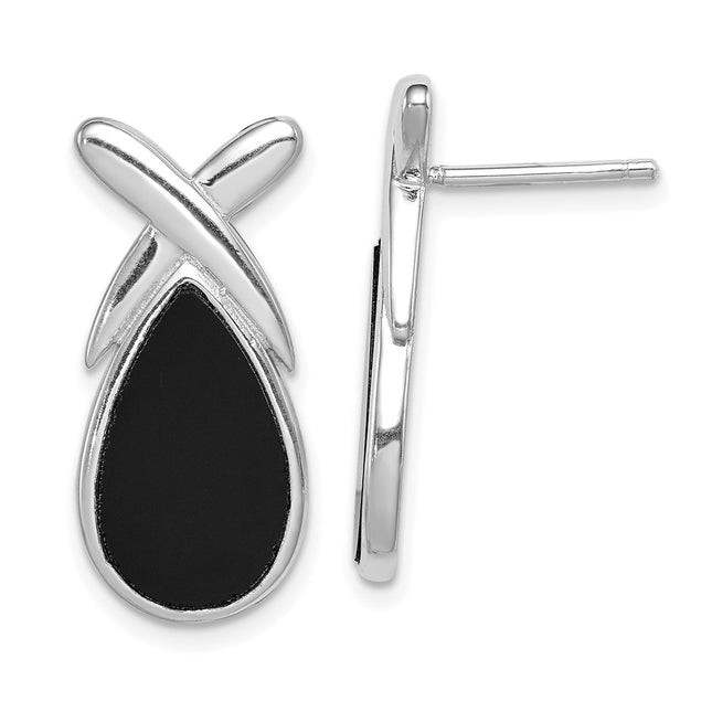 Sterling Silver Earrings Style QE1074 - Classique Jewelry Inc.