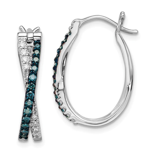 Sterling Silver Earrings Style QE10783 - Classique Jewelry Inc.