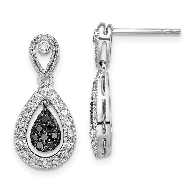 Sterling Silver Earrings Style QE10851 - Classique Jewelry Inc.