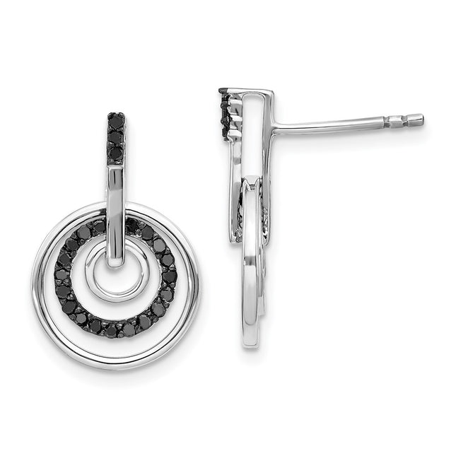 Sterling Silver Earrings Style QE10855 - Classique Jewelry Inc.