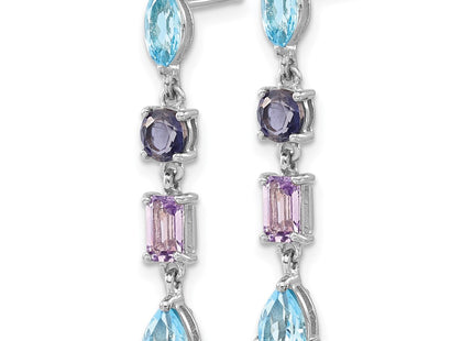 Sterling Silver Earrings Style QE10975X - Classique Jewelry Inc.