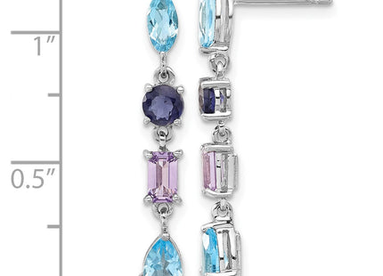 Sterling Silver Earrings Style QE10975X - Classique Jewelry Inc.