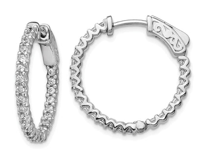 Sterling Silver Earrings Style QE11064 - Classique Jewelry Inc.