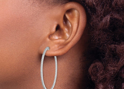 Sterling Silver Earrings Style QE11067 - Classique Jewelry Inc.