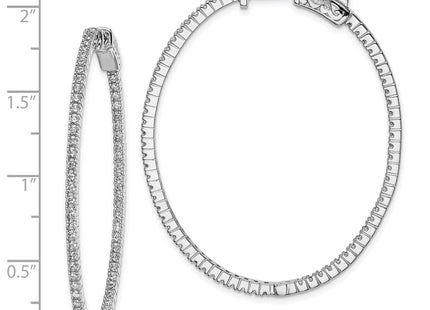 Sterling Silver Earrings Style QE11067 - Classique Jewelry Inc.