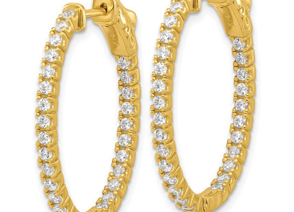 Sterling Silver Earrings Style QE11069Y - Classique Jewelry Inc.