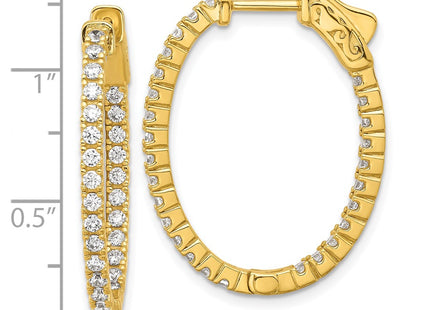 Sterling Silver Earrings Style QE11069Y - Classique Jewelry Inc.