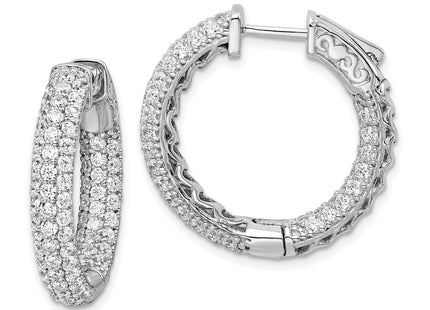 Sterling Silver Earrings Style QE11076 - Classique Jewelry Inc.