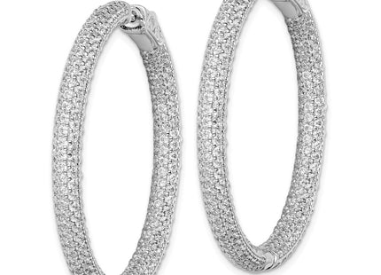 Sterling Silver Earrings Style QE11078 - Classique Jewelry Inc.