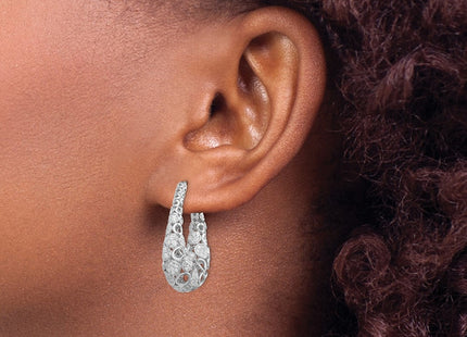 Sterling Silver Earrings Style QE11079 - Classique Jewelry Inc.