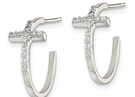 Sterling Silver Earrings Style QE11083 - Classique Jewelry Inc.