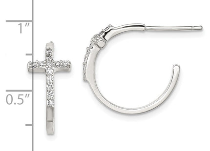 Sterling Silver Earrings Style QE11083 - Classique Jewelry Inc.