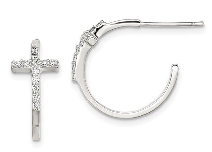 Sterling Silver Earrings Style QE11083 - Classique Jewelry Inc.