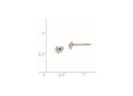 Sterling Silver Earrings Style QGK188MAR - Classique Jewelry Inc.