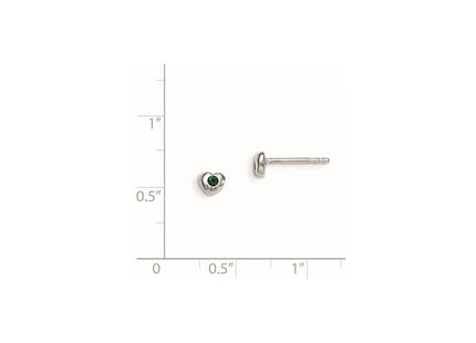 Sterling Silver Earrings Style QGK188MAY - Classique Jewelry Inc.