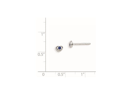 Sterling Silver Earrings Style QGK188SEP - Classique Jewelry Inc.