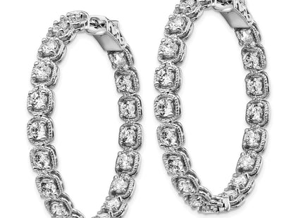 Sterling Silver Earrings Style QE11263 - Classique Jewelry Inc.