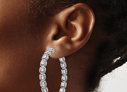 Sterling Silver Earrings Style QE11263 - Classique Jewelry Inc.