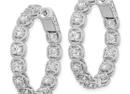 Sterling Silver Earrings Style QE11264 - Classique Jewelry Inc.