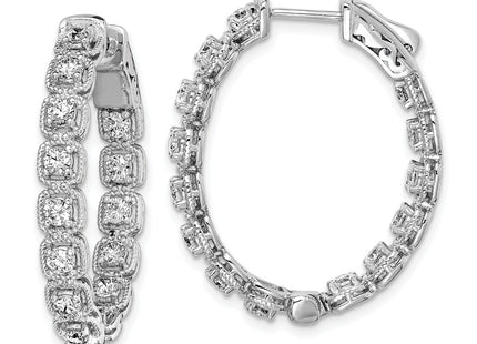 Sterling Silver Earrings Style QE11269 - Classique Jewelry Inc.