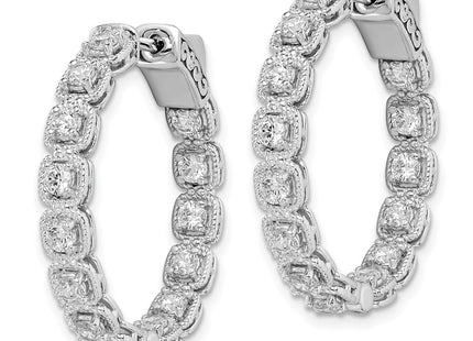 Sterling Silver Earrings Style QE11270 - Classique Jewelry Inc.