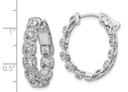 Sterling Silver Earrings Style QE11271 - Classique Jewelry Inc.