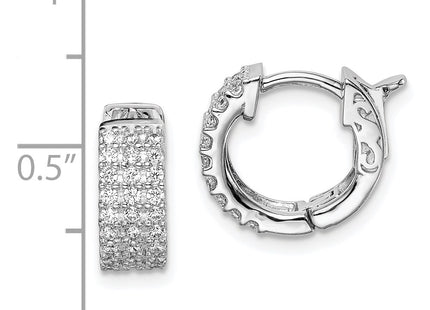 Sterling Silver Earrings Style QE11272 - Classique Jewelry Inc.