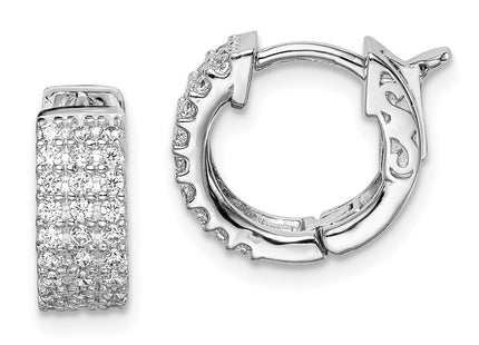 Sterling Silver Earrings Style QE11272 - Classique Jewelry Inc.