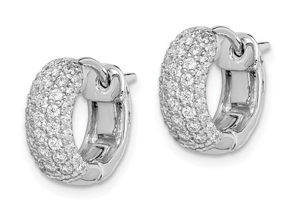 Sterling Silver Earrings Style QE11273 - Classique Jewelry Inc.