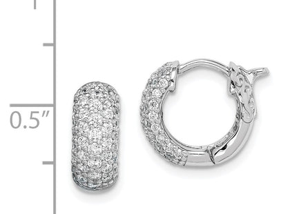 Sterling Silver Earrings Style QE11273 - Classique Jewelry Inc.