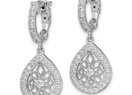 Sterling Silver Earrings Style QE11278 - Classique Jewelry Inc.