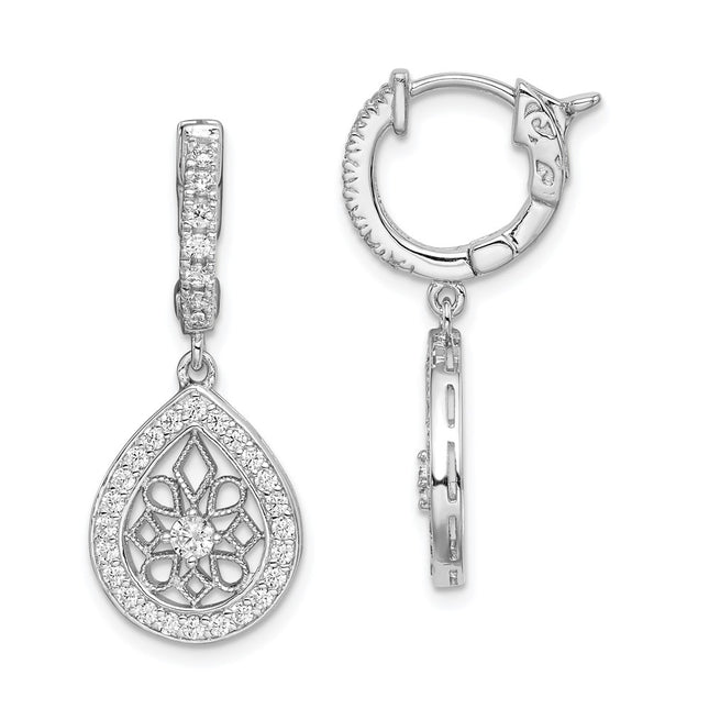 Sterling Silver Earrings Style QE11278 - Classique Jewelry Inc.