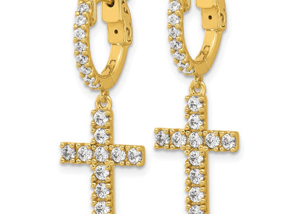 Sterling Silver Earrings Style QE11280Y - Classique Jewelry Inc.