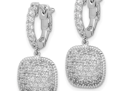 Sterling Silver Earrings Style QE11292 - Classique Jewelry Inc.