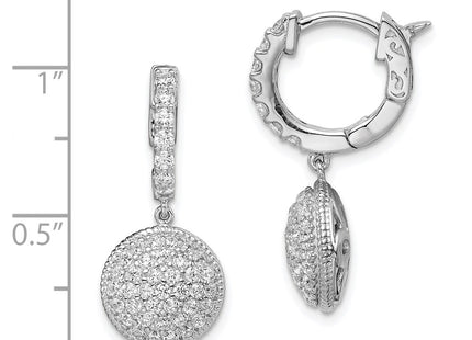 Sterling Silver Earrings Style QE11293 - Classique Jewelry Inc.