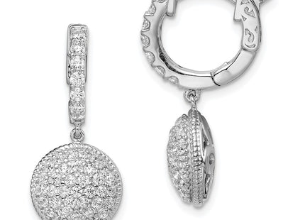 Sterling Silver Earrings Style QE11293 - Classique Jewelry Inc.