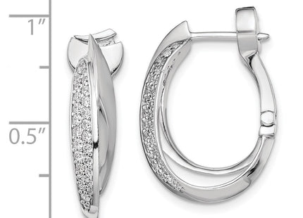Sterling Silver Earrings Style QE11299 - Classique Jewelry Inc.