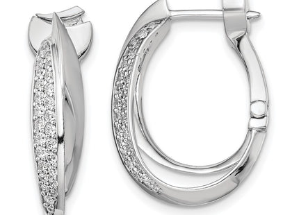 Sterling Silver Earrings Style QE11299 - Classique Jewelry Inc.