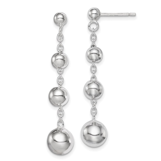 Sterling Silver Earrings Style QE11367 - Classique Jewelry Inc.