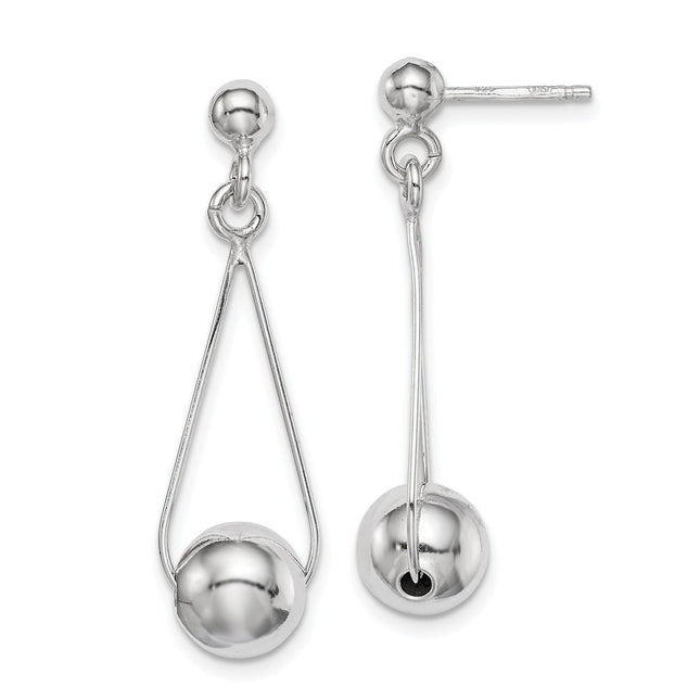 Sterling Silver Earrings Style QE11368 - Classique Jewelry Inc.