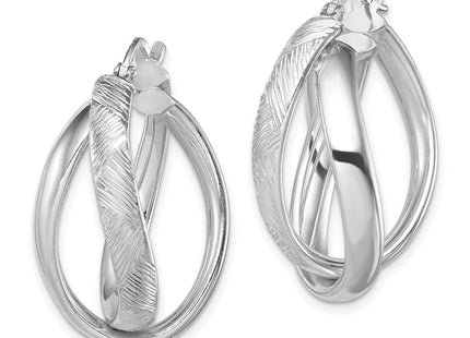 Sterling Silver Earrings Style QE11411 - Classique Jewelry Inc.