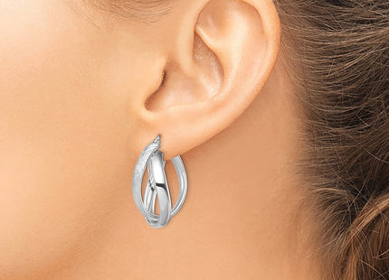 Sterling Silver Earrings Style QE11411 - Classique Jewelry Inc.
