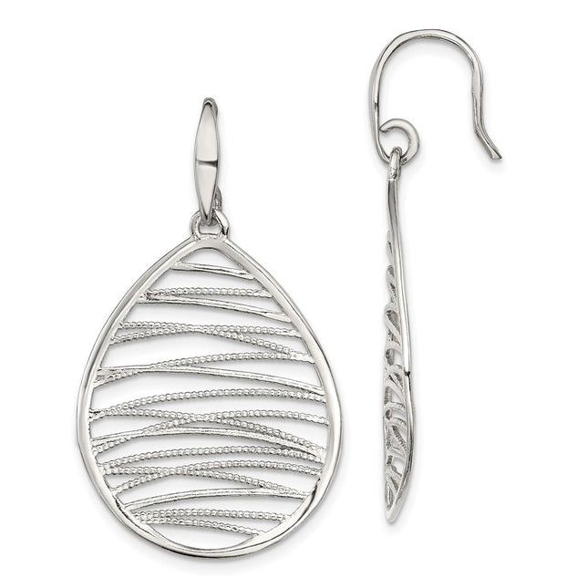 Sterling Silver Earrings Style QE11425 - Classique Jewelry Inc.