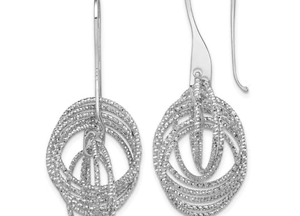 Sterling Silver Earrings Style QE11440 - Classique Jewelry Inc.