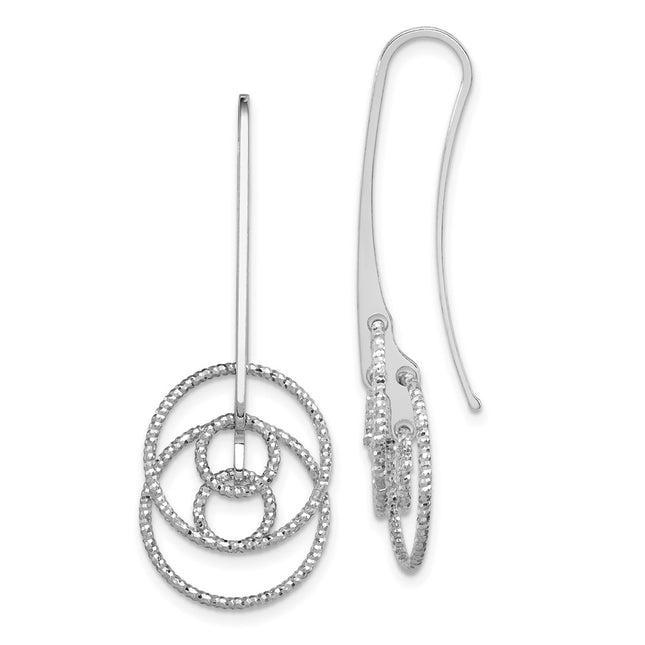 Sterling Silver Earrings Style QE11441 - Classique Jewelry Inc.