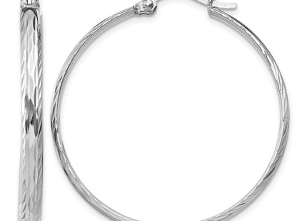 Sterling silver hoop earrings