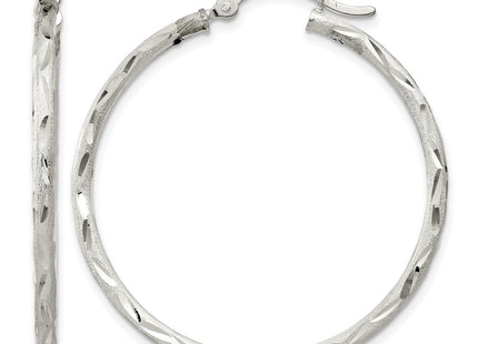 Sterling silver hoop earrings