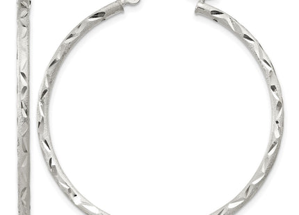 Sterling silver hoop earrings